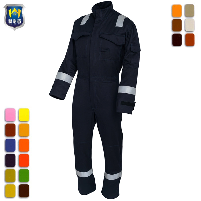 Fr Clothing 100% Cotton Nfpa2112 Anti Flame Coverall Flame Retardant