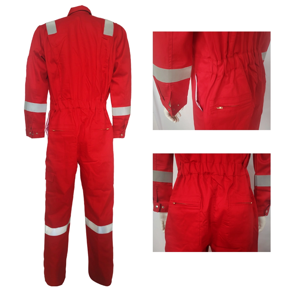 Annti Static Acid Resistant Workwear 2 Zipper Working Agriculture Overalls Fr Coverall 100 Cotton Work Clothing