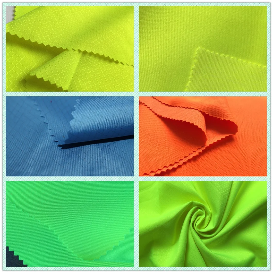 En 20471 75%Cotton 25%Polyester ESD Anti-Acid Fr Treatment High Visibility Fabric for Safety Working Clothing
