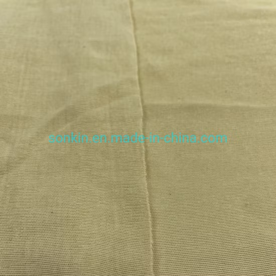 220GSM Gelber PARA-Aramid-Strickstoff mit flammhemmendem Stoff für Funktionstextilien für Arbeitskleidung